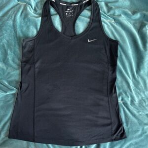 Nike Women's Black Dri-FIT Tank Top